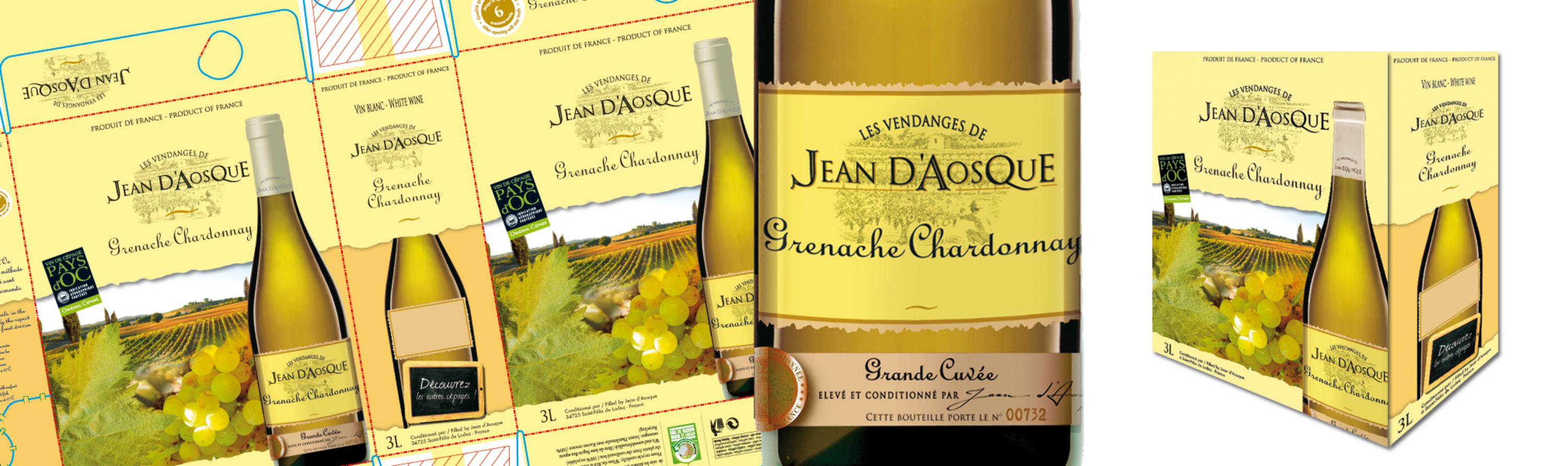 Bag-in-box Jean d'Aosque Grenache Chardonnay
